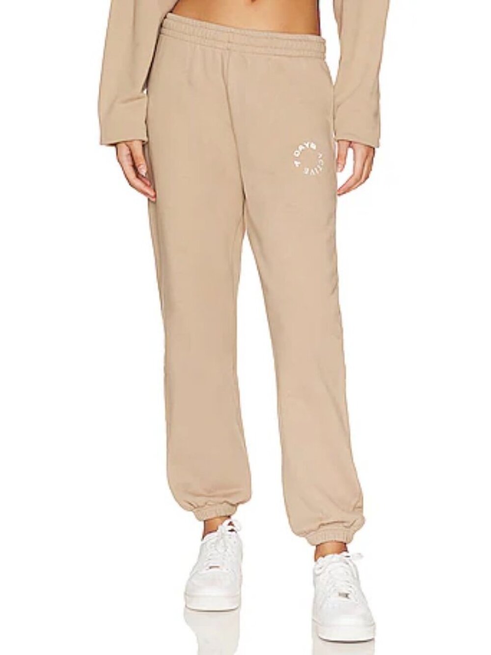 7 Days Active Women's XS Monday Sweatpants in Dune Tan
